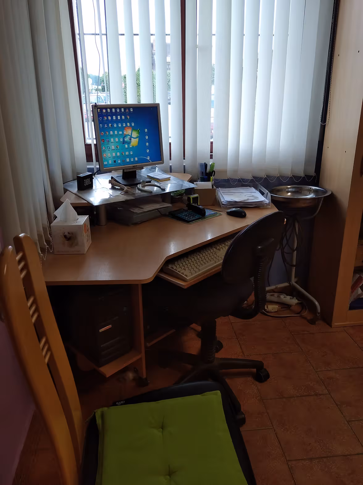 Pohled z perspektivy klienta během konzultace